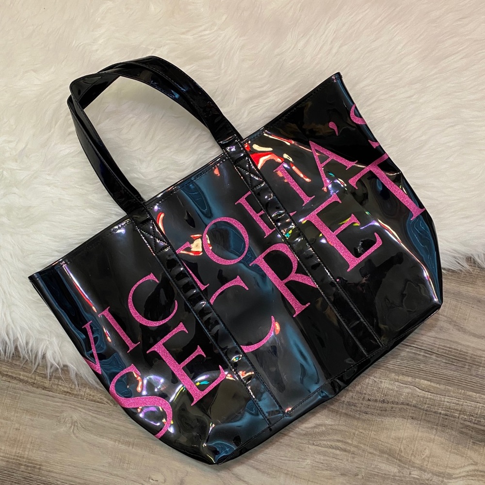 Victoria’s Secret Beach Travel Glitter Tote Bag